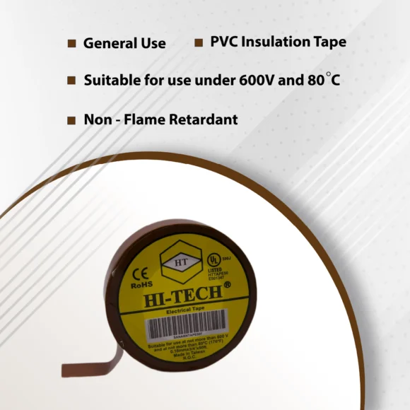 HT-TAPE-50FT BROWN-Vinyl Electrical Tape (50Ft)-05