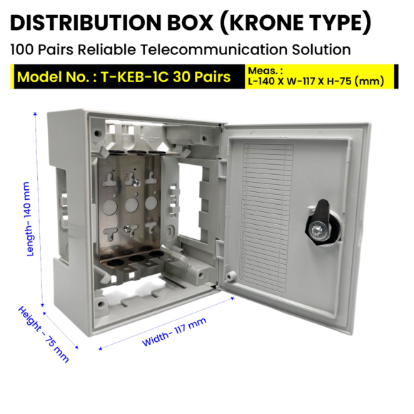 WEB-HITECH-T-KEB-1C-30 Pair DistributionBox-V05