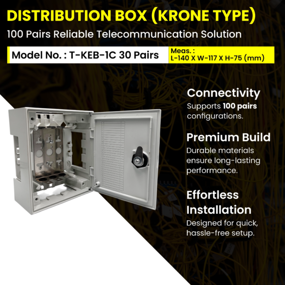 WEB-HITECH-T-KEB-1C-30 Pair DistributionBox-V06