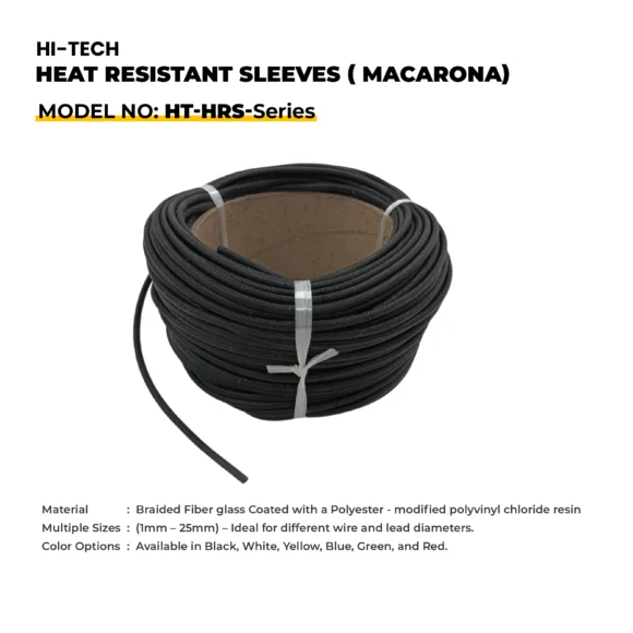 Web Hi-Tech HEAT RESISTANT SLEEVES ( MACARONA) HT-HRS-Series static Post