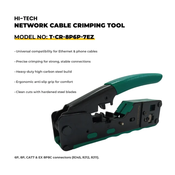 Webp HI-TECH Crimping Tool T-CR-8P6P-7EZ 3