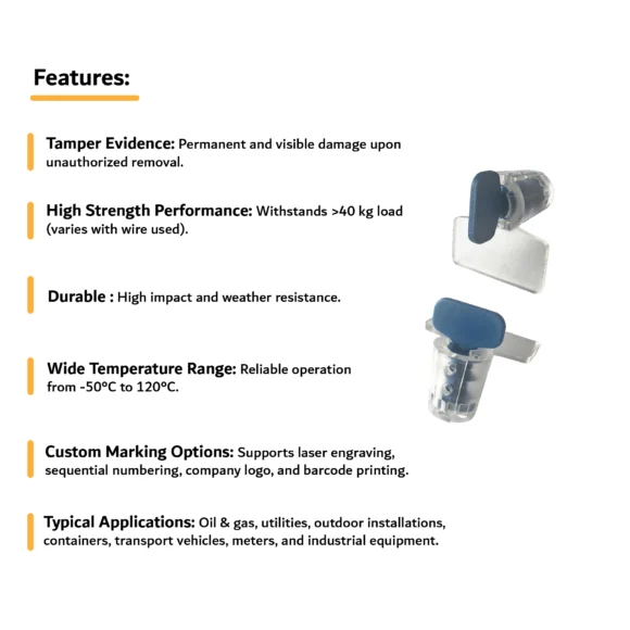 HI-TECH Polycarbonate Indicative Security Seal -01