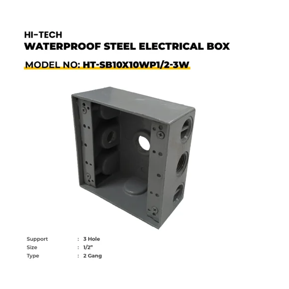 Web HI-TECH Water Proof Steel Boxes HT-SB5X10WP12-3W (1)